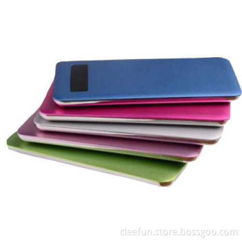 Super slim power bank, best quality with aluminum case, touchscreen, polymer battery, 4000mAh